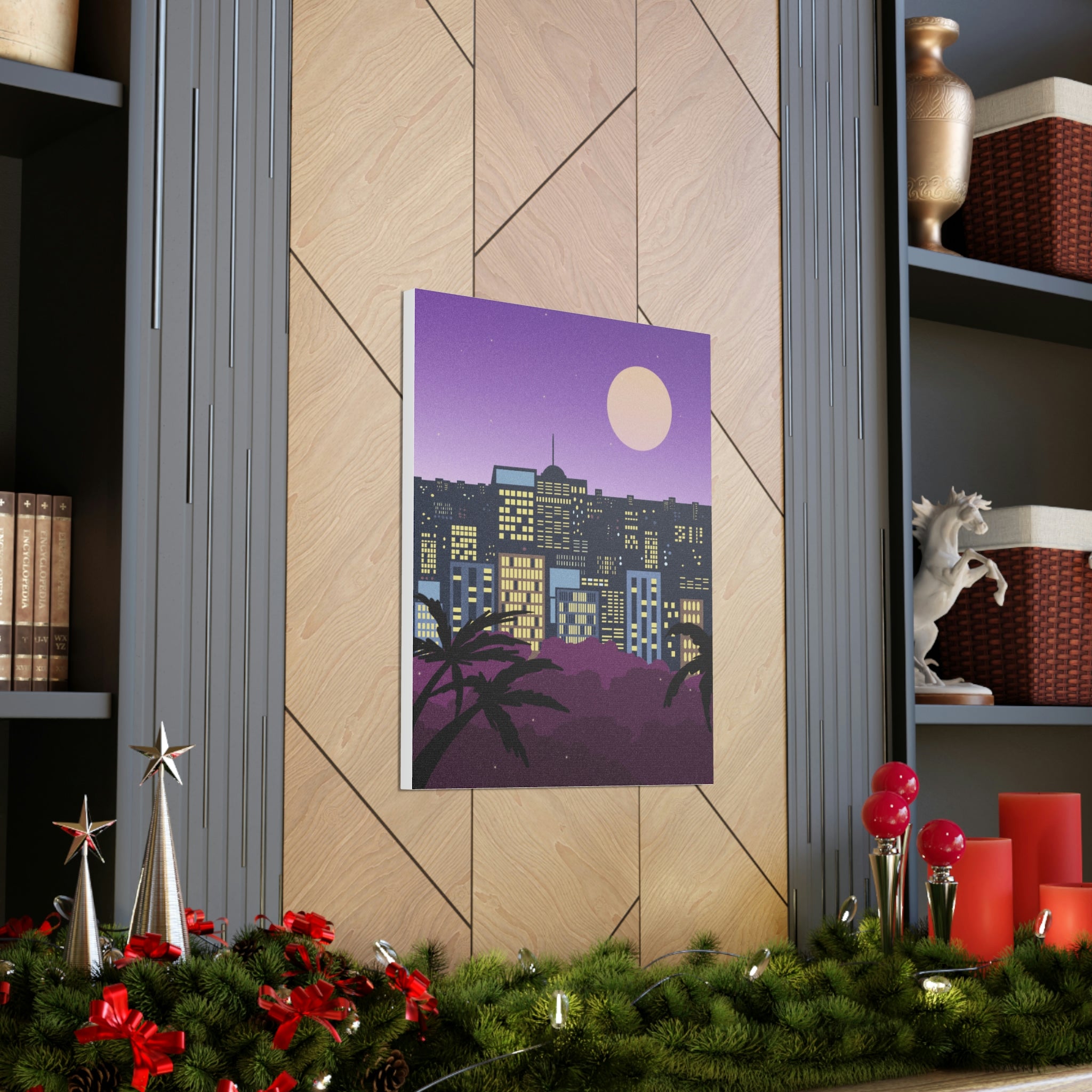 LUNAR NIGHTS WALL CANVAS