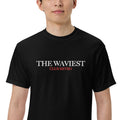 THE WAVIEST CLUB RETRO EMBROIDERED TEE BLACK