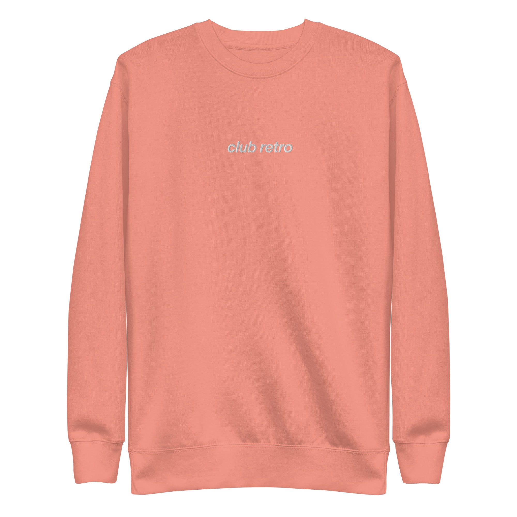 CLUB RETRO EMBROIDERED CREWNECK