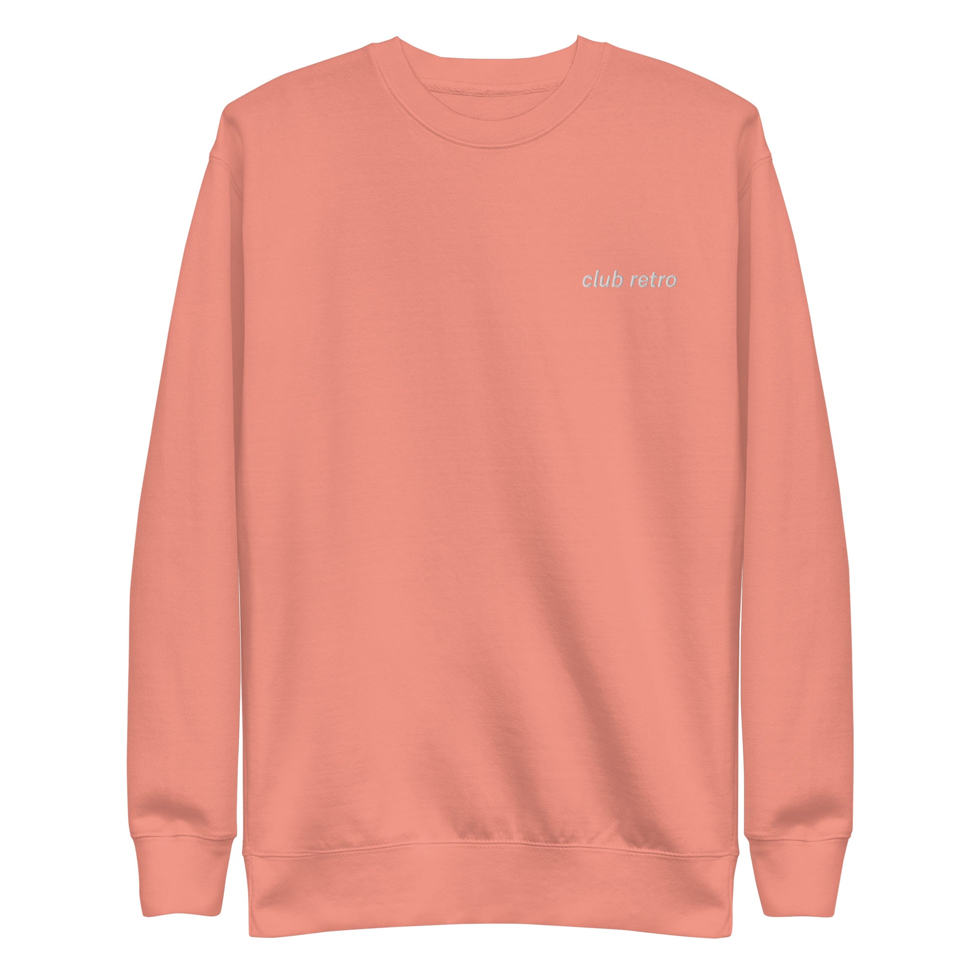 CLUB RETRO LEFT EMBROIDERED CREWNECK