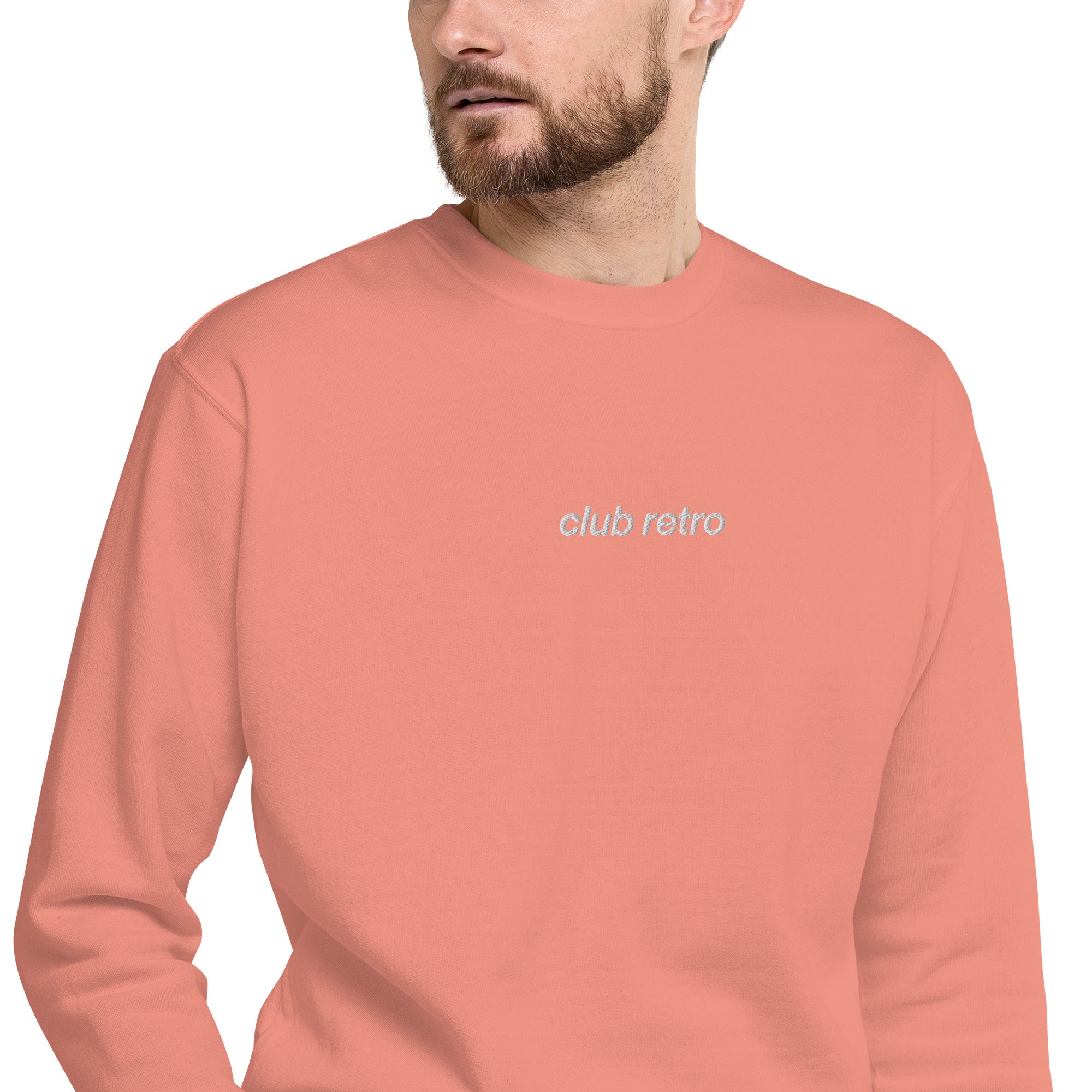 CLUB RETRO EMBROIDERED CREWNECK